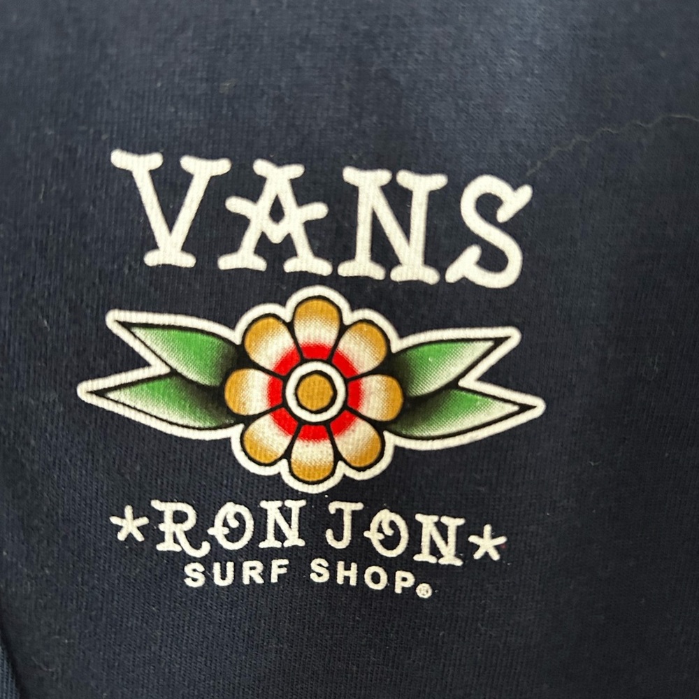 Vans Men's Ron Jon Navy short sleeve T-Shirt - Picture 3 of 5